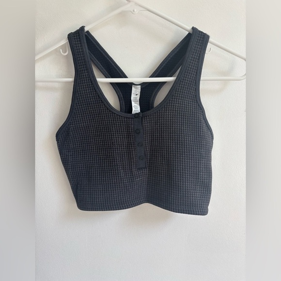 Aerie OFFLINE Main Squeeze Seamless Waffle Bra Top - Picture 3 of 6